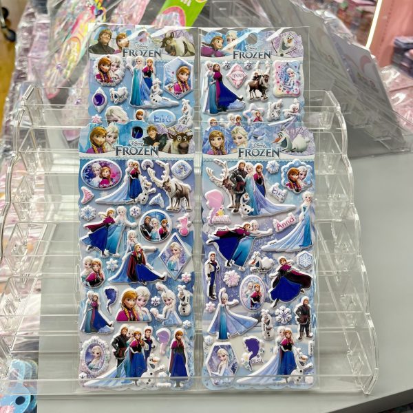 A002氷のプリンセス ぷっくりシール