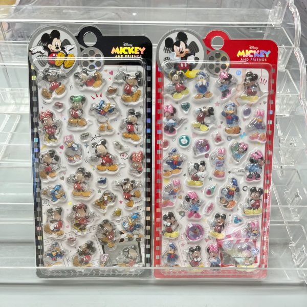 A018ポップマウス クリスタル風ぷっくり3Dシール