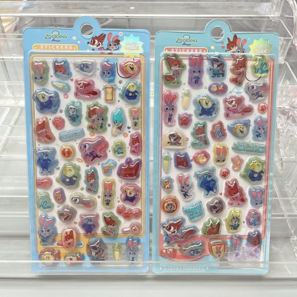 A027アニマルシティ2 ぷっくり3Dシール