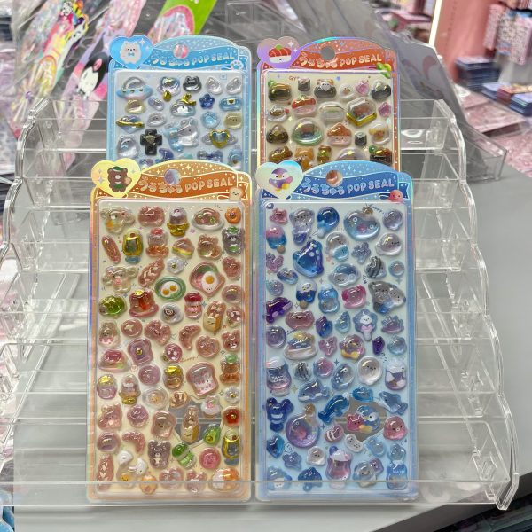 A020SL-BKE ぷっくり3Dシール