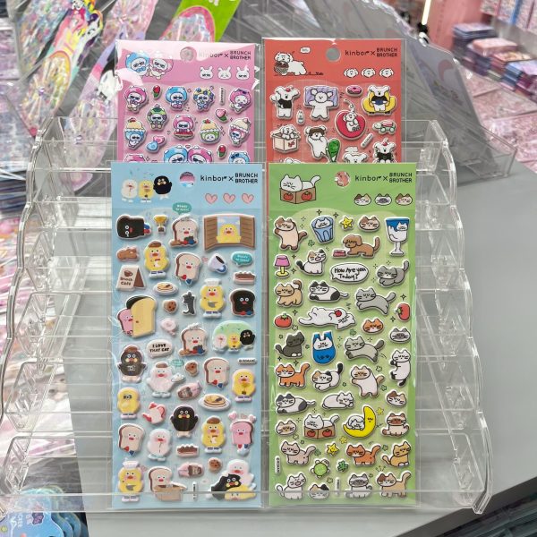 A003ブランチブラザーシリーズ ぷっくりシール