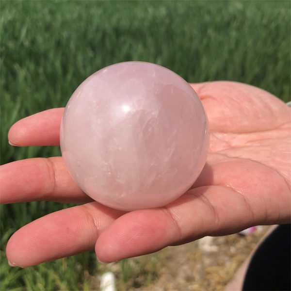 2" • 0.4 lb Rose Quartz Crystal Sphere