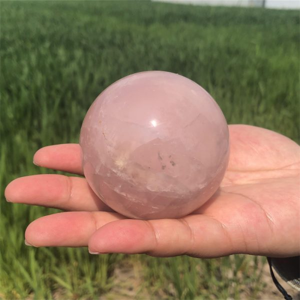 2.56" • 0.88 lb Rose Quartz Crystal Sphere