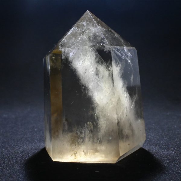 0.55 lb Tea Citrine Crystal Obelisk