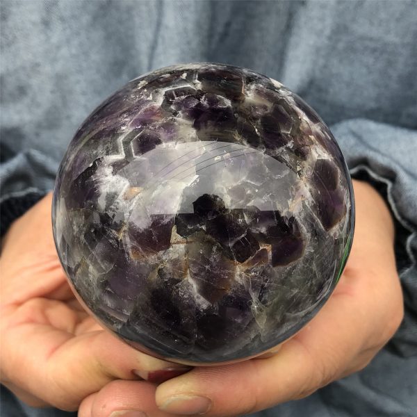 3.15" • 1.54 lb Dream Amethyst Crystal Sphere