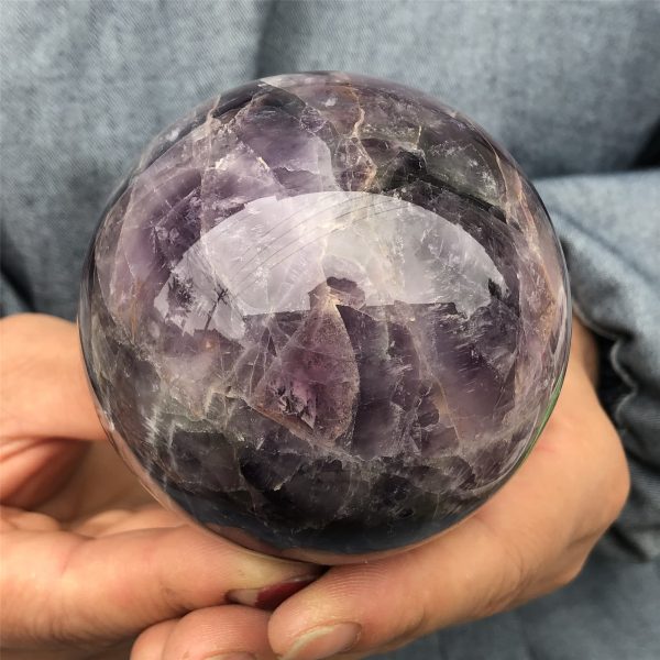 3.19" • 1.63 lb Dream Amethyst Crystal Sphere