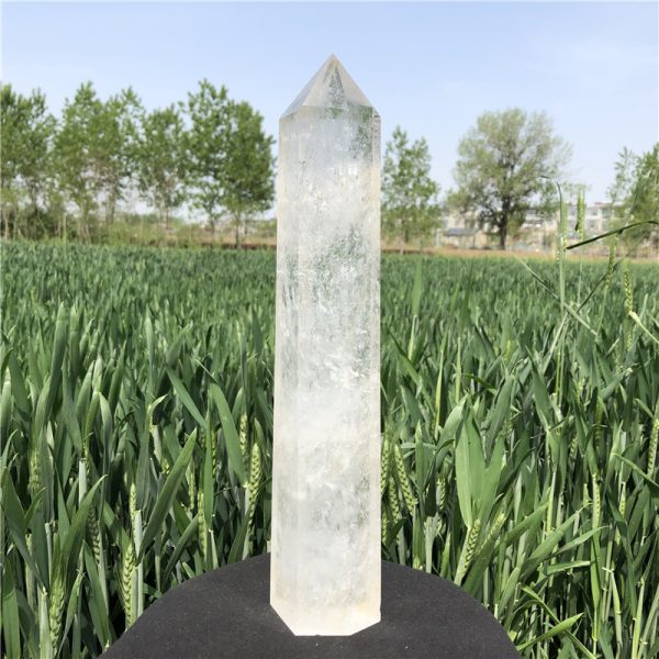 4.48 lb Natural Clear Quartz Obelisk