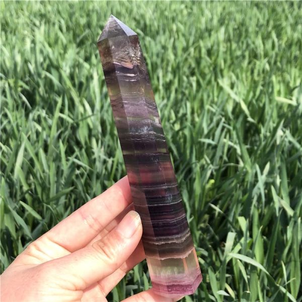 0.51 lb Natural Fluorite Obelisk